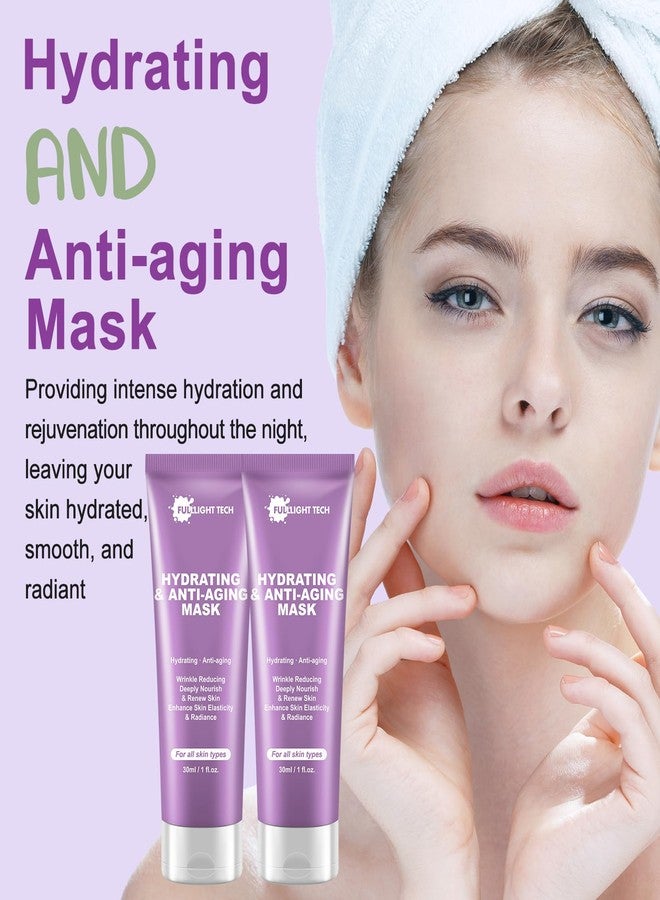 FULLLIGHT TECH Skin Care Set,7 PCS Anti-aging,Firm Skin Care Kit,Women Skincare Gift Set W/ Facial Mask, Cleanser, Toner, Serum, Face Cream Travel-friendly Women Face Care Mom Gifts for Christmas Birthday Valentines - Image 4